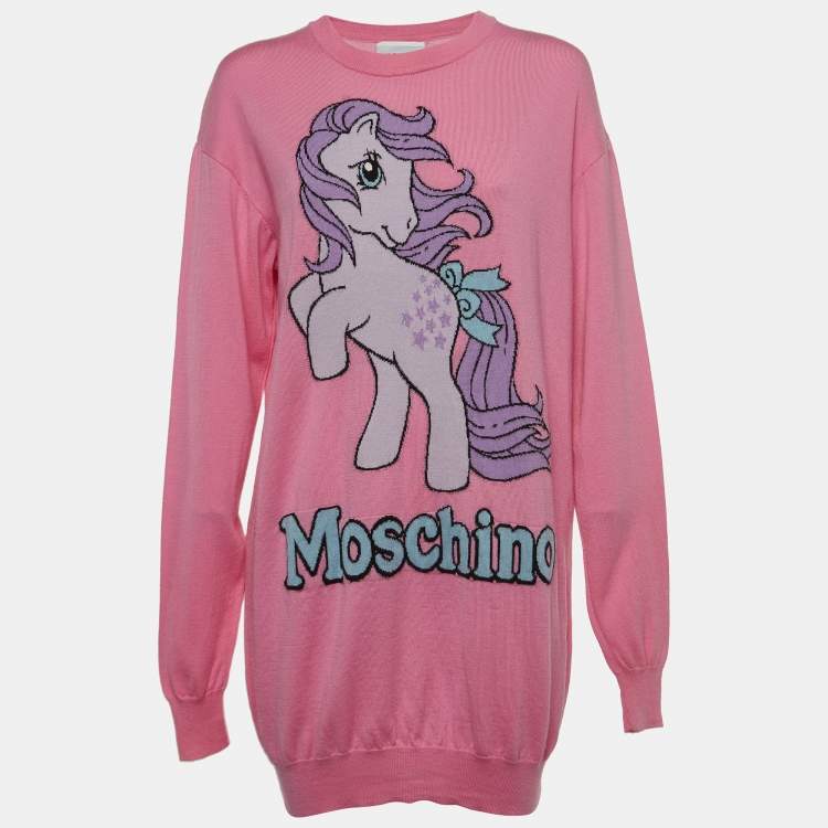 Moschino knit sweater best sale