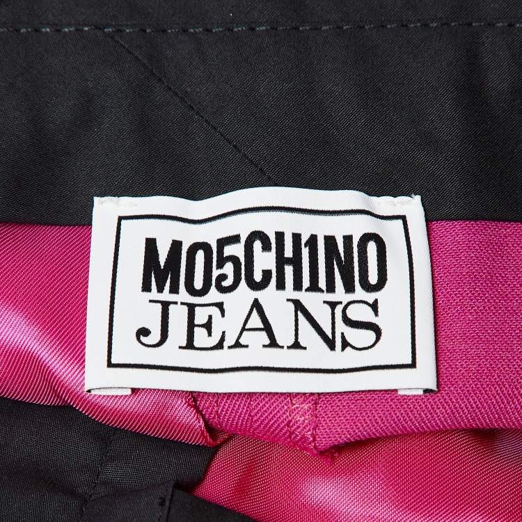 مملوكة مسبقًا Moschino M05CHIN0 Jeans Pink Gabardine Trousers XS