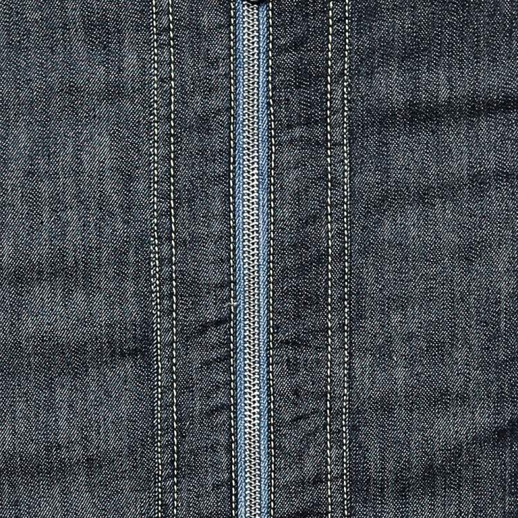 مملوكة مسبقًا Moschino Jeans Navy Blue Zip Up Mini Skirt L