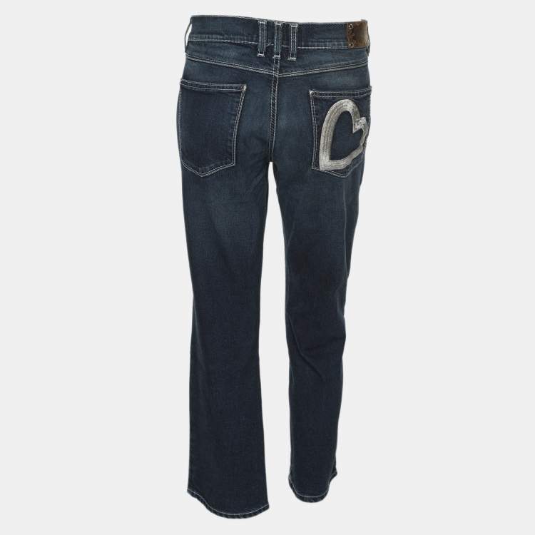 Pre Owned Moschino Jeans Blue Denim Jeans L