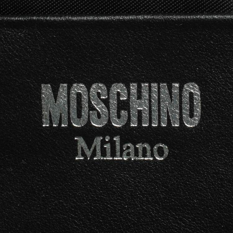 Pre Owned Moschino Multicolor Eyes Collection Print Nylon Backpack