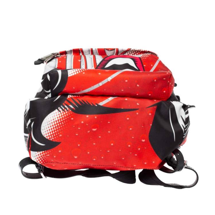 Pre Owned Moschino Multicolor Nylon and Leather Moschino Eyes Capsule Backpack        