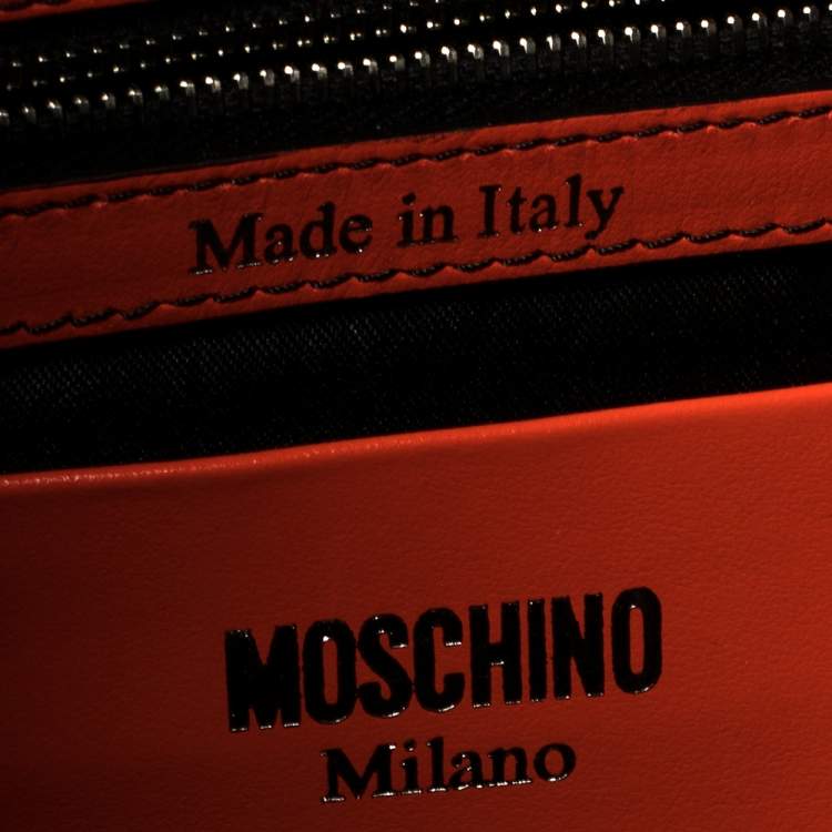 Pre Owned Moschino Multicolor PVC Crazy Fruit Print Backpack