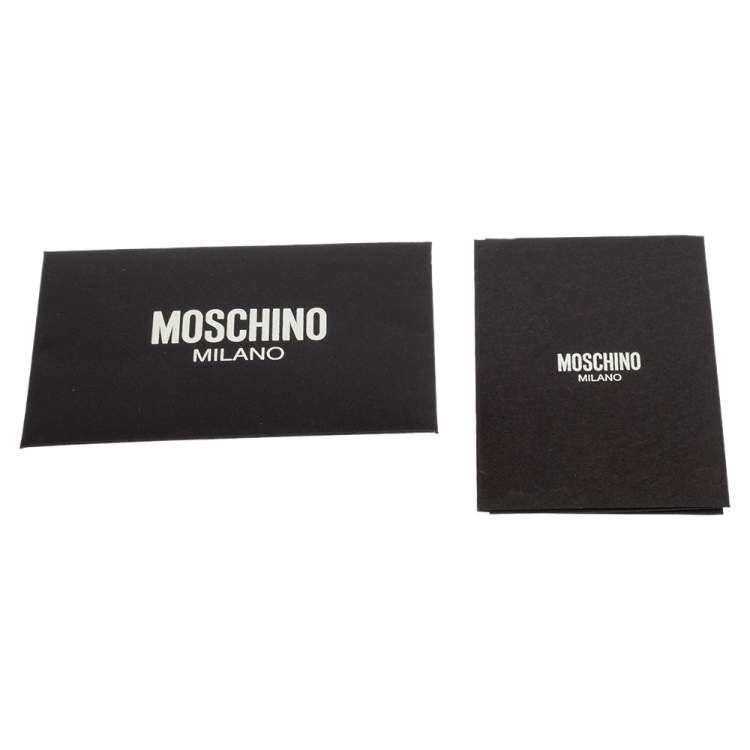 مملوكة مسبقًا Moschino Gold Leather Pochette