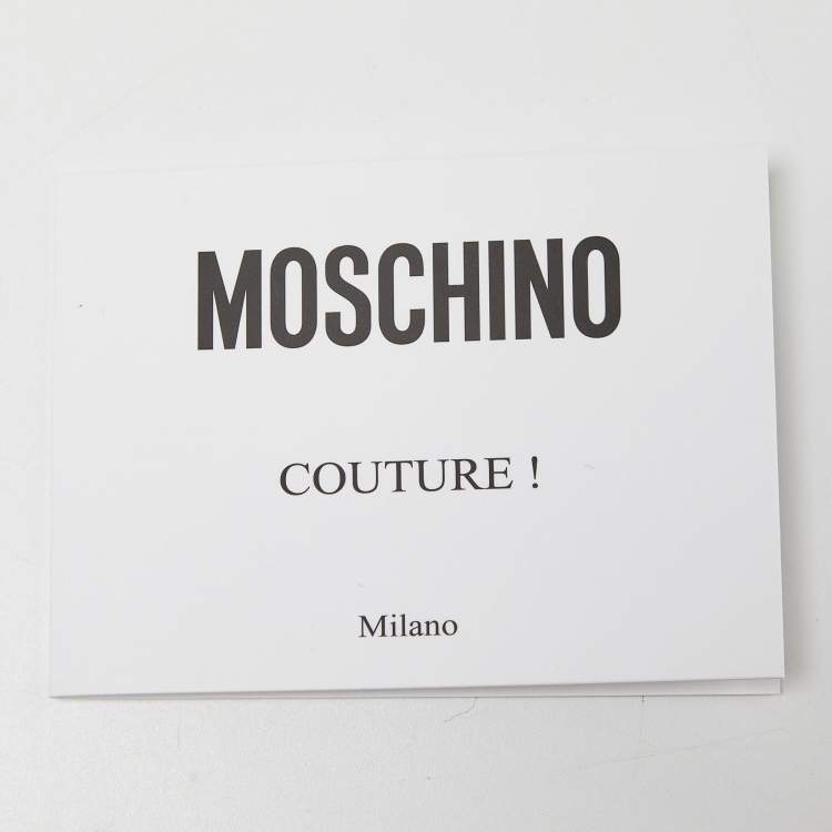 Pre Owned Moschino Neon Green Quilted Leather Classic Logo Flap Shoulder Bag
