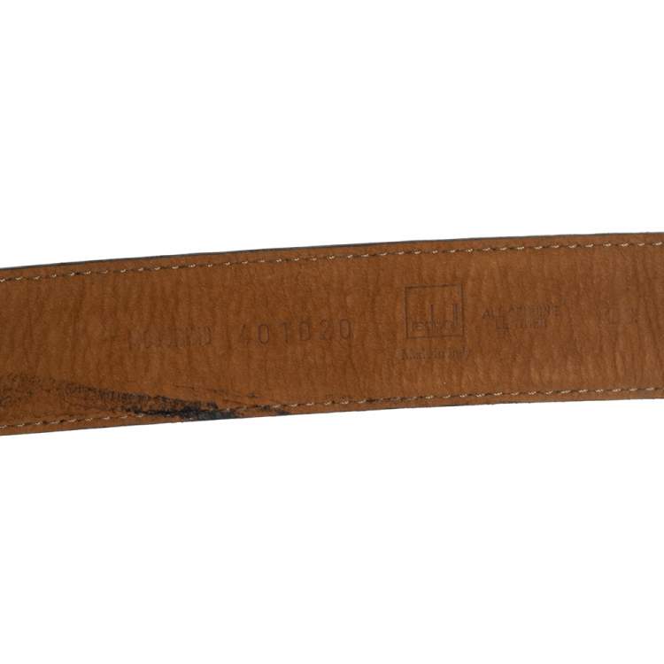 مملوكة مسبقًا Moschino Celeste Patent Leather Logo Belt 