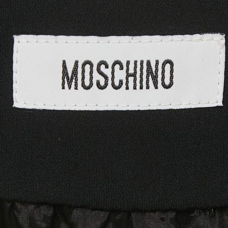 Pre Owned Moschino Black Chiffon Sleeve;es