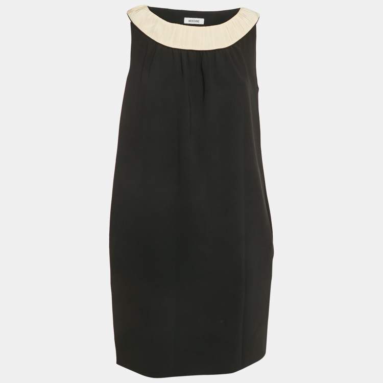 Pre Owned Moschino Black Chiffon Sleeve;es