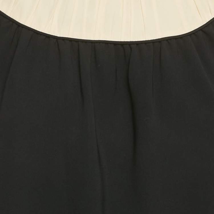 Pre Owned Moschino Black Chiffon Sleeve;es