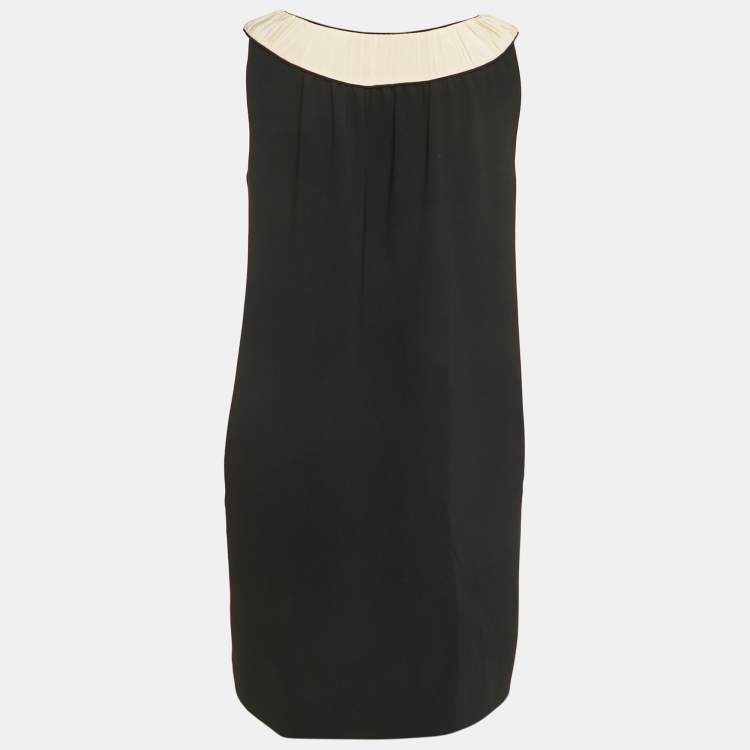 Pre Owned Moschino Black Chiffon Sleeve;es