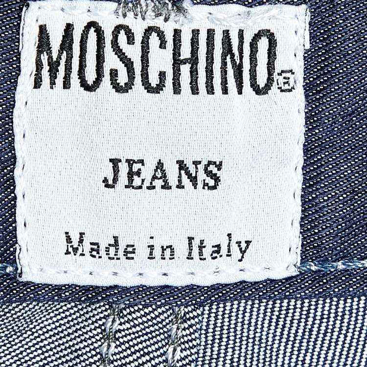 Pre Owned Moschino Jeans Denim Straight Leg Jeans L