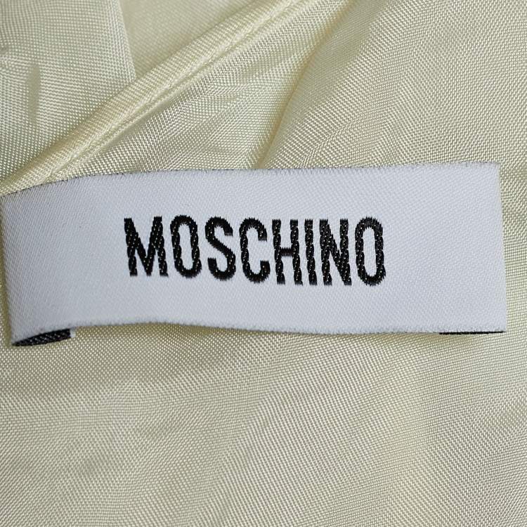 مملوكة مسبقًا Moschino White/Black Lace Top L