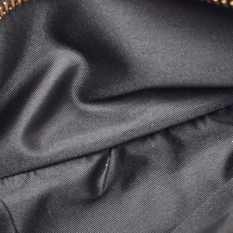 Pre Owned Moschino Black Leather Logo Backpack