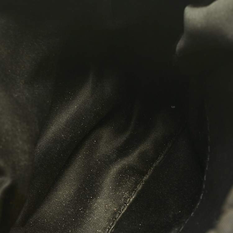 Pre Owned Moschino Black Quilted Nylon Mini Classic Logo Backpack