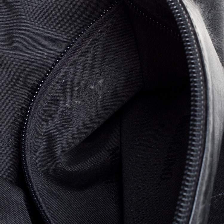 مملوكة مسبقًا Moschino Black Leather Tote  