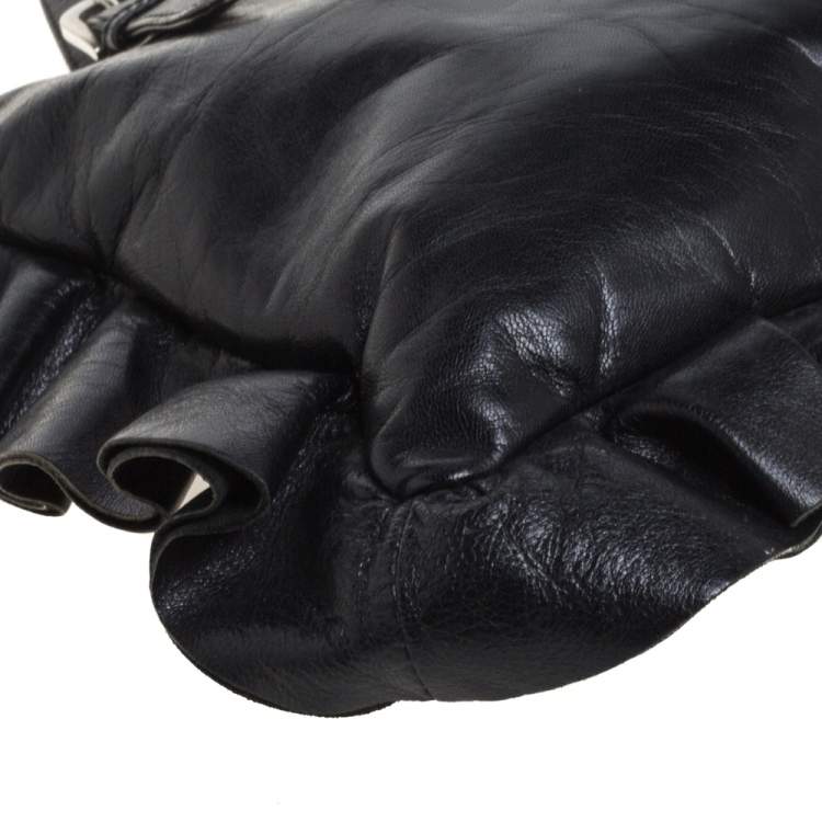 مملوكة مسبقًا Moschino Black Leather Tote  