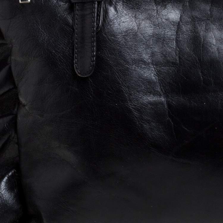 مملوكة مسبقًا Moschino Black Leather Tote  