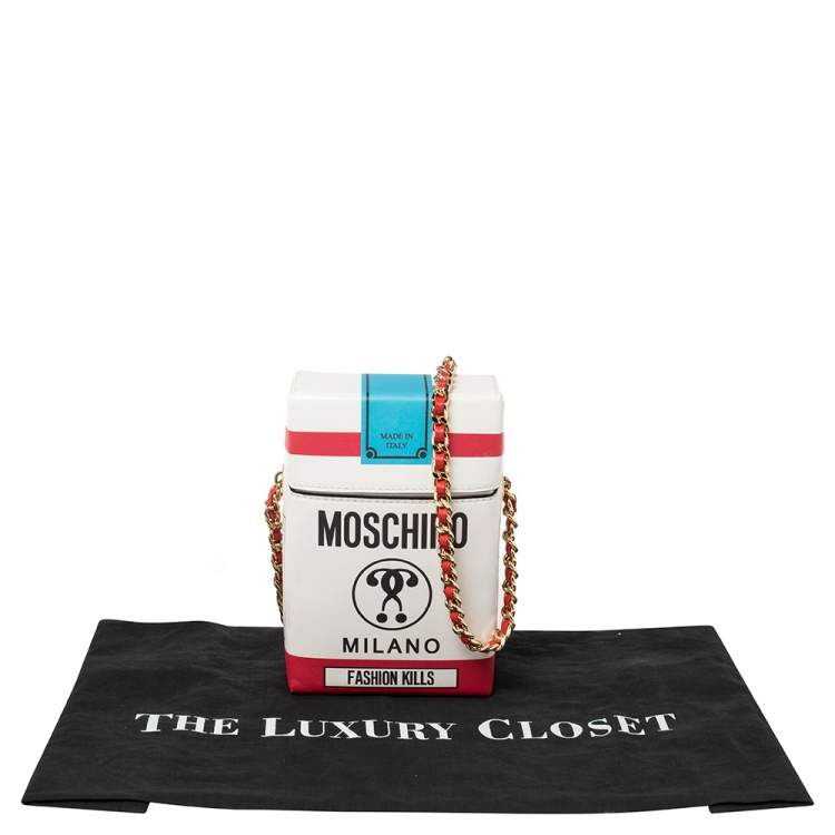 مملوكة مسبقًا Moschino Multicolor Leather Fashion Kills Shoulder Bag