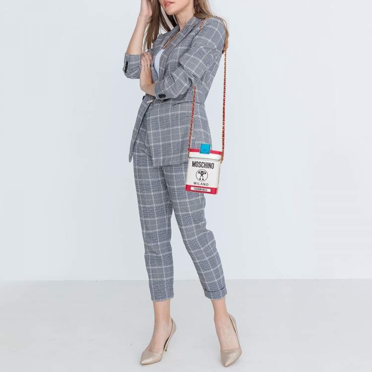 مملوكة مسبقًا Moschino Multicolor Leather Fashion Kills Shoulder Bag