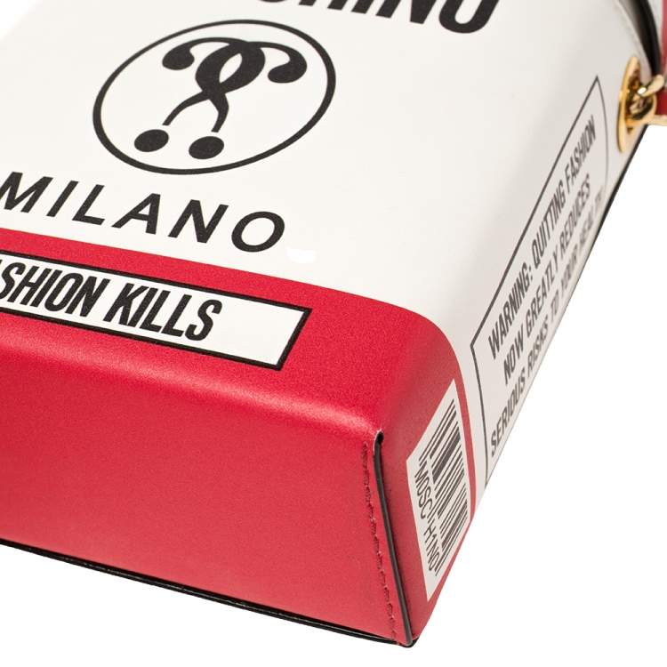 مملوكة مسبقًا Moschino Multicolor Leather Fashion Kills Shoulder Bag