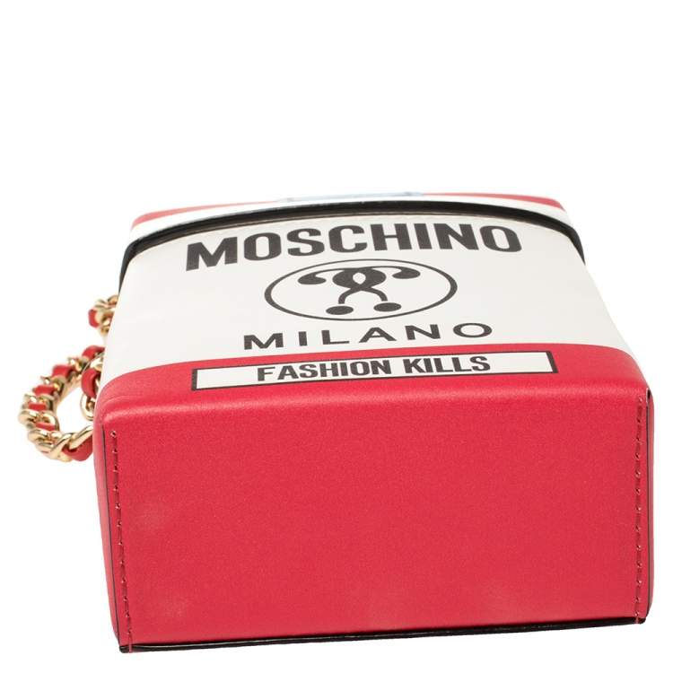 مملوكة مسبقًا Moschino Multicolor Leather Fashion Kills Shoulder Bag