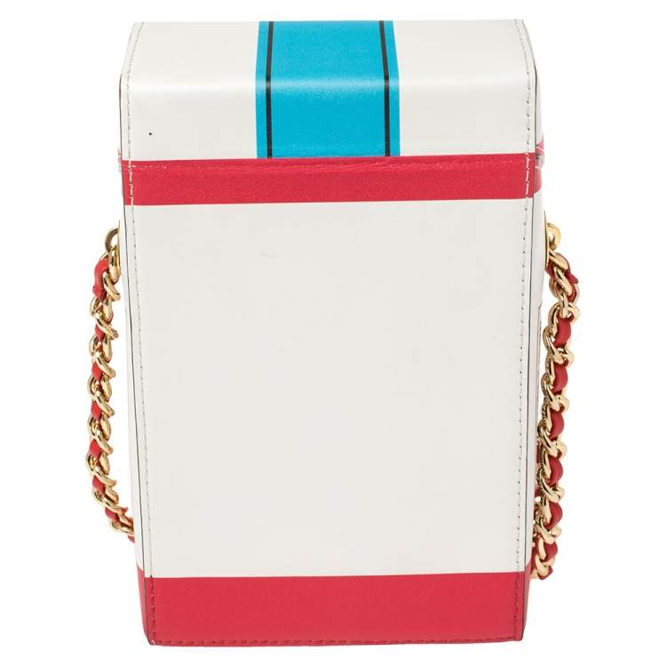 مملوكة مسبقًا Moschino Multicolor Leather Fashion Kills Shoulder Bag