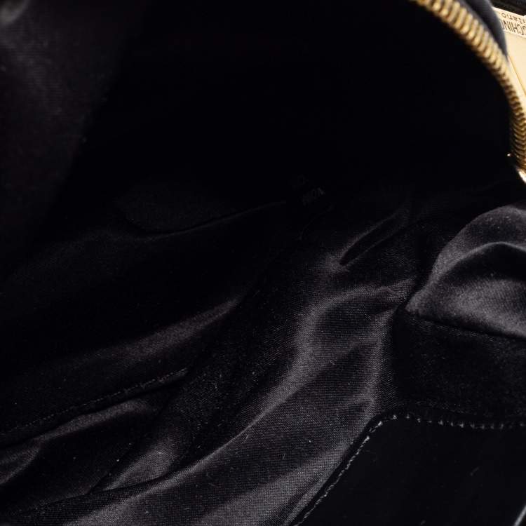 Pre Owned Moschino Black Quilted Nylon Mini Backpack
