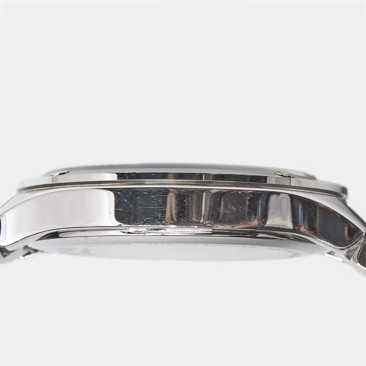 Pre Owned Movado Green Two-Tone Stainless Steel SE 0607635 Women's Wristwatch 32 mm