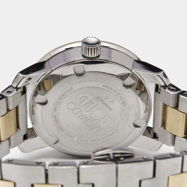 Pre Owned Movado Silver Two-Tone Stainless Steel Bold 3600551 Women's Wristwatch 30 mm