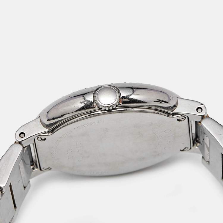 Pre Owned Movado Concerto 23.3.14.1117S Mother Of Pearl Diamond Two-Tone Stainless Steel Women's Wristwatch 30 mm