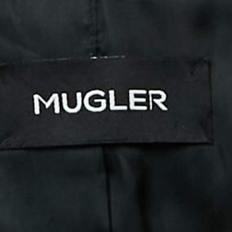 Pre Owned Mugler Fuchsia Pink Wool Single Breasted Blazer XL