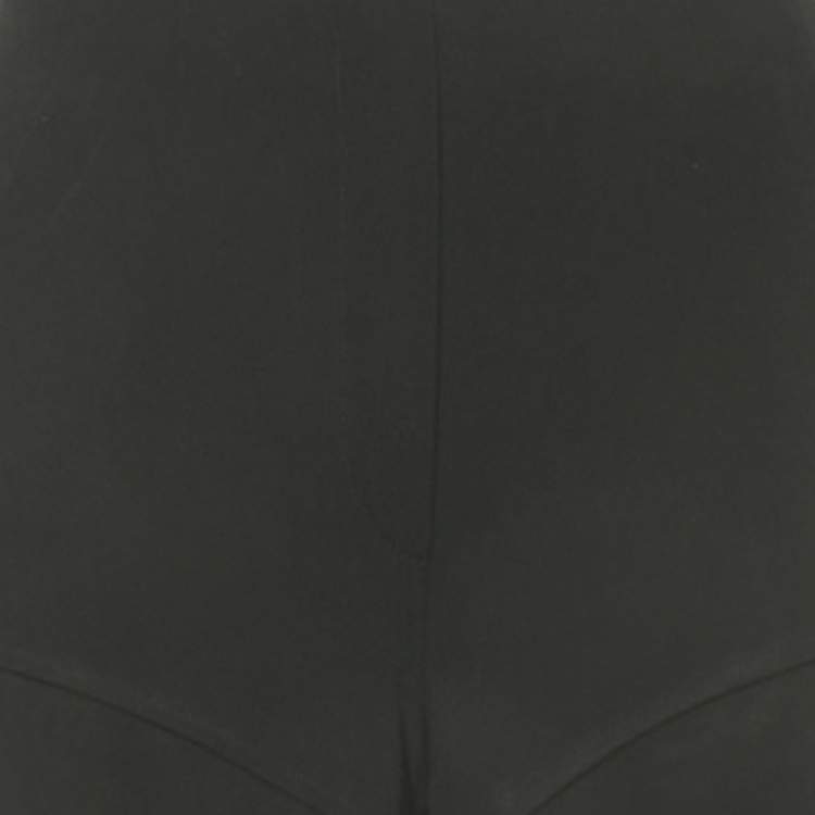 Pre Owned Mugler Black Crepe Jogger Pants M