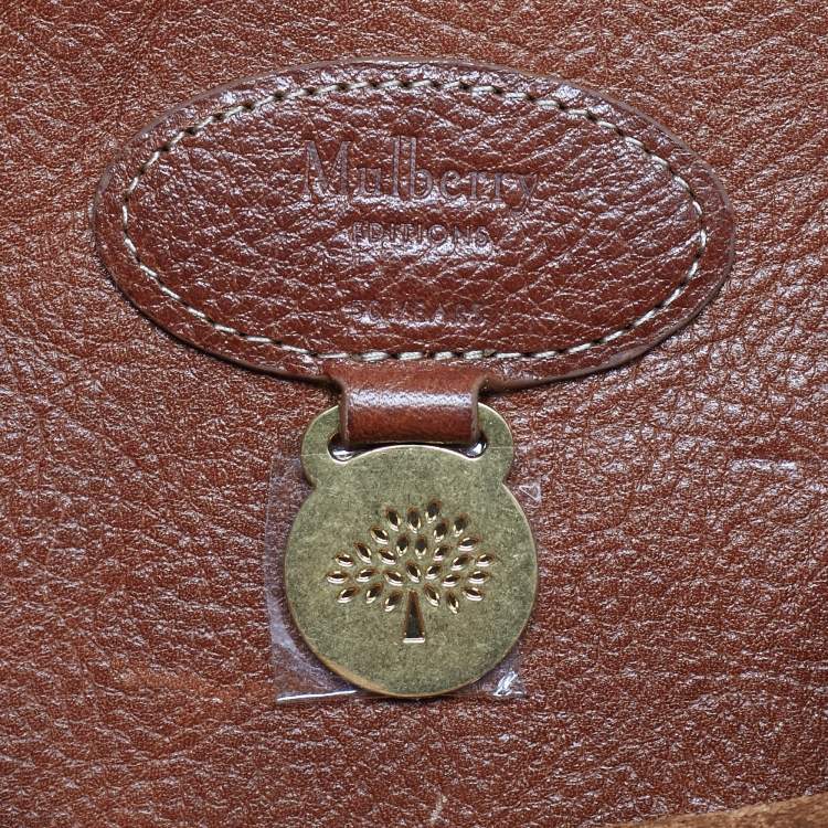 مملوكة مسبقًا Mulberry Brown Leather Medium 50 Years Edition Lily Shoulder Bag