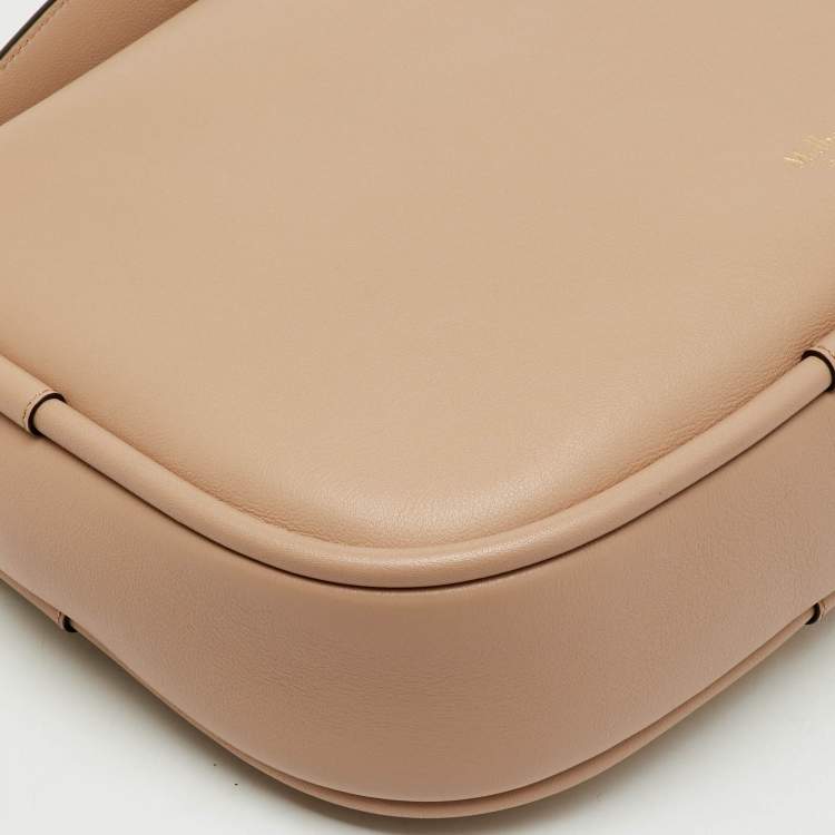 Pre Owned Mulberry Beige Leather Link Shoulder Bag