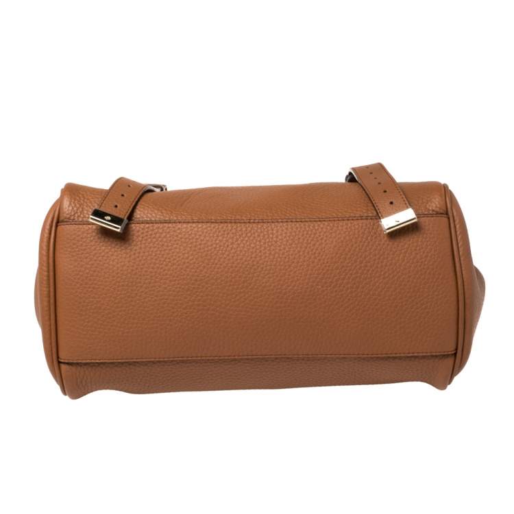 Pre Owned Mulberry Brown Leather Alexa Satchel