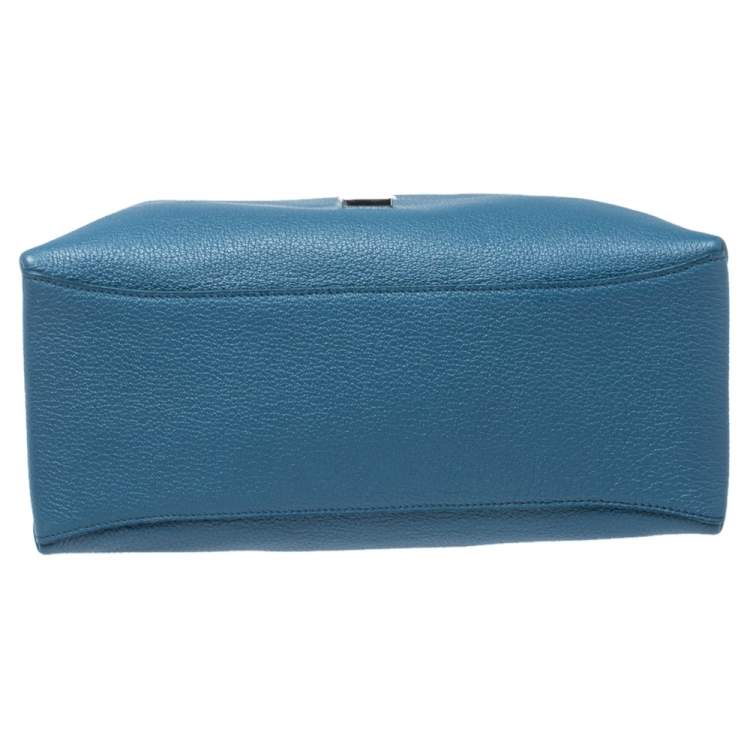 Pre Owned Mulberry Street Blue Leather Freya Hobo 