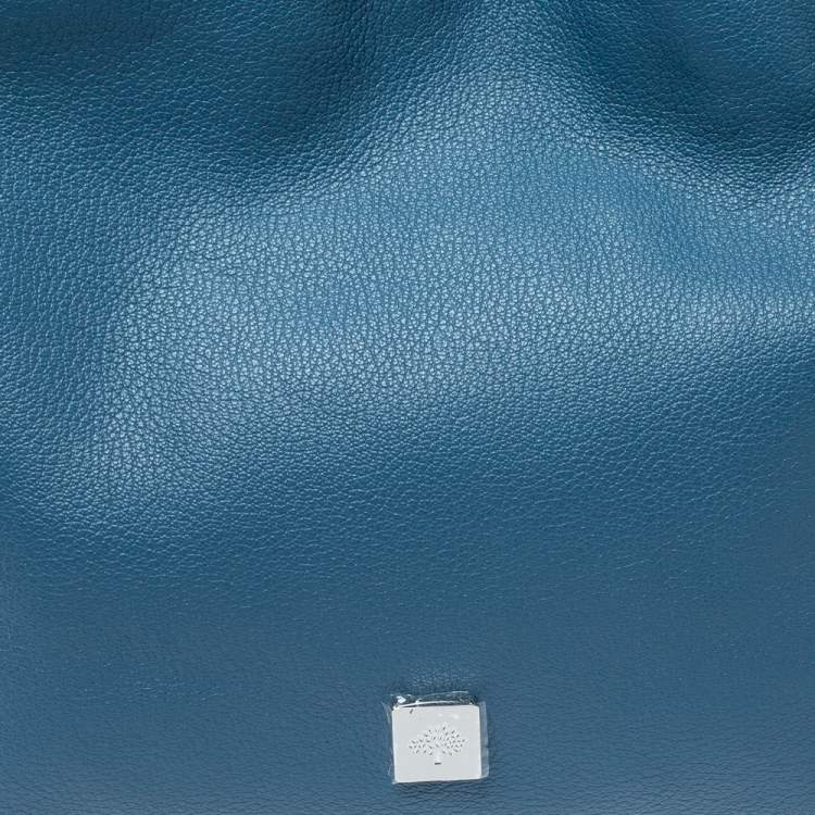 Pre Owned Mulberry Street Blue Leather Freya Hobo 