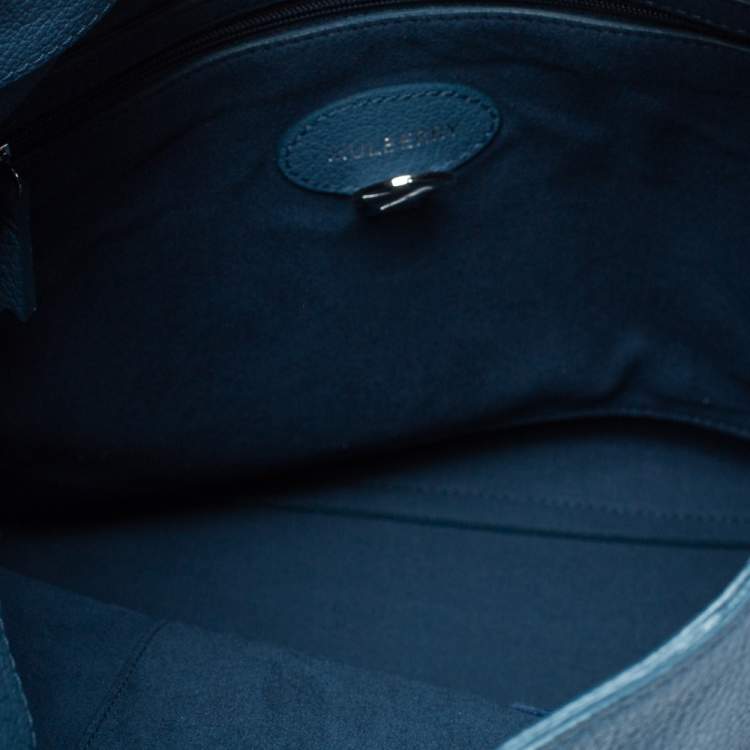 Pre Owned Mulberry Street Blue Leather Freya Hobo 