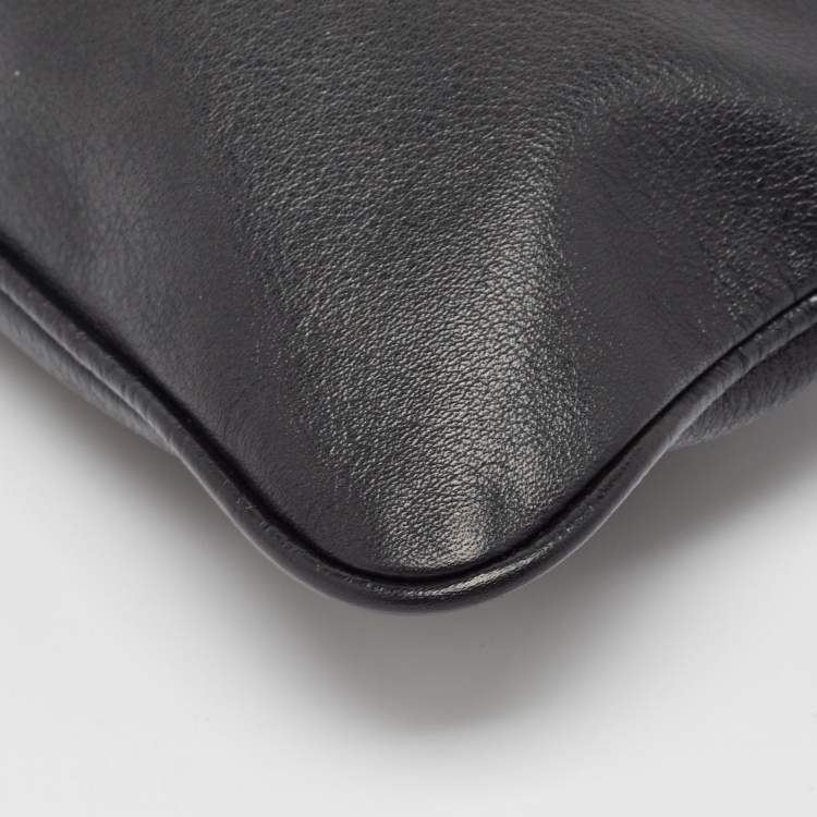Pre Owned Mulberry Black Leather Daria Pouch