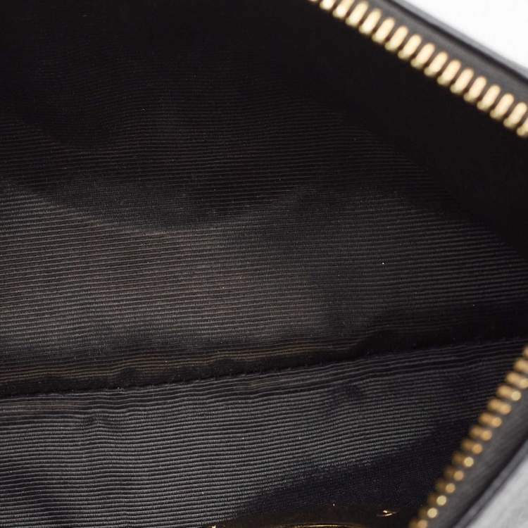 Pre Owned Mulberry Black Leather Daria Pouch