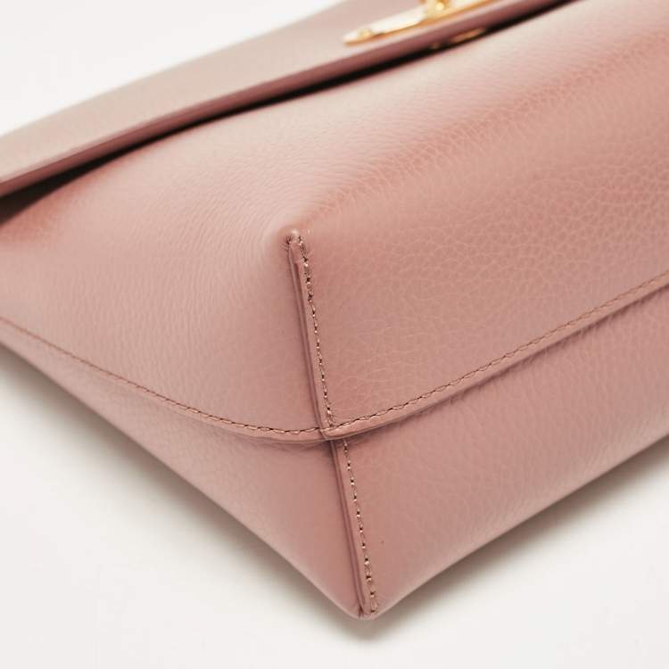 Pre Owned Mulberry Old Rose Leather Darley Cosmetic Pouch