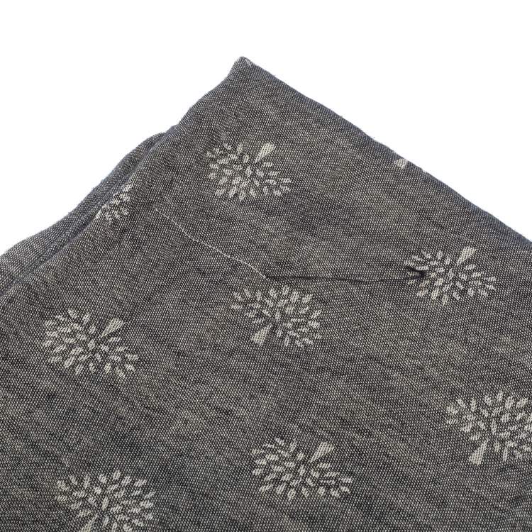 Pre Owned Mulberry Grey Cotton Jacquard Tamara Scarf