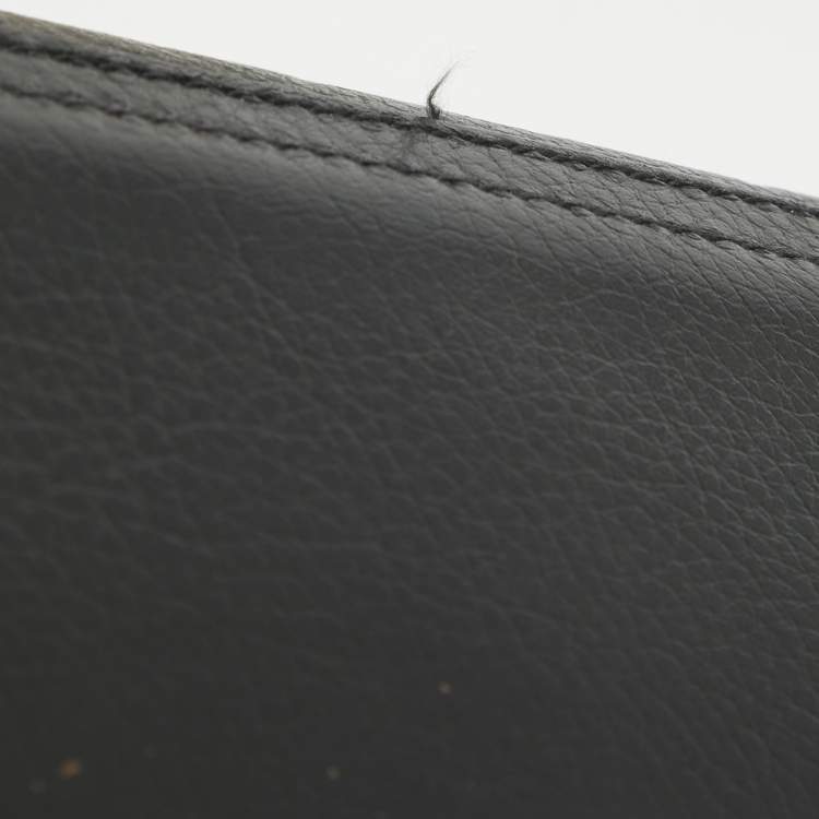 Pre Owned Mulberry Black Leather Daria Laptop Case