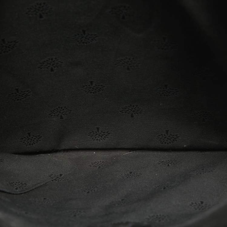 Pre Owned Mulberry Black Leather Daria Laptop Case