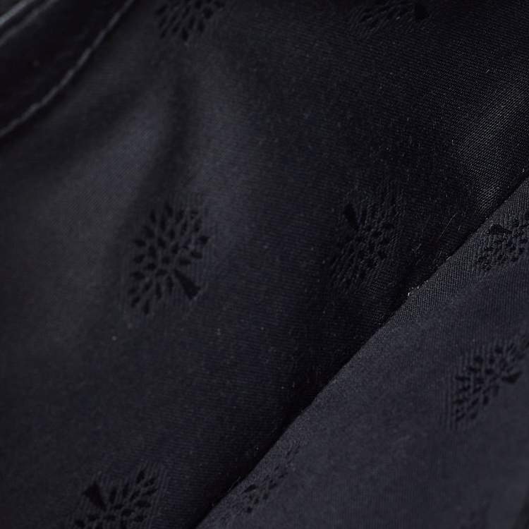 Pre Owned Mulberry Black Leather Bayswater Wallet on Chain