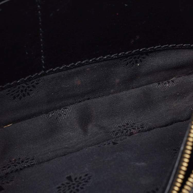 Pre Owned Mulberry Black Leather Bayswater Wallet on Chain