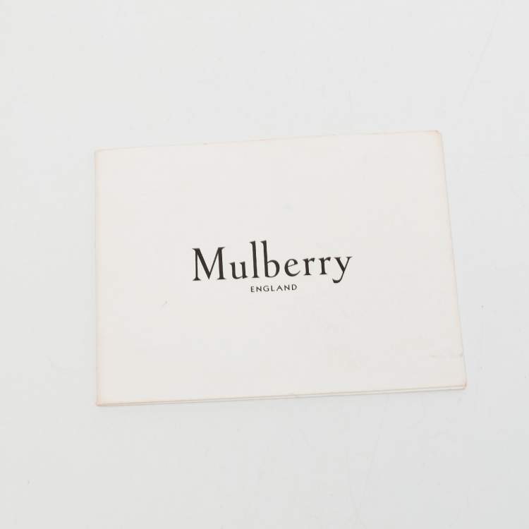 Pre Owned Mulberry Orange Leather Cherwell Square Shoulder Bag