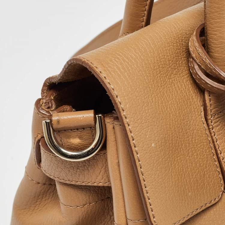 Pre Owned Mulberry Tan Leather Small Bayswater Satchel