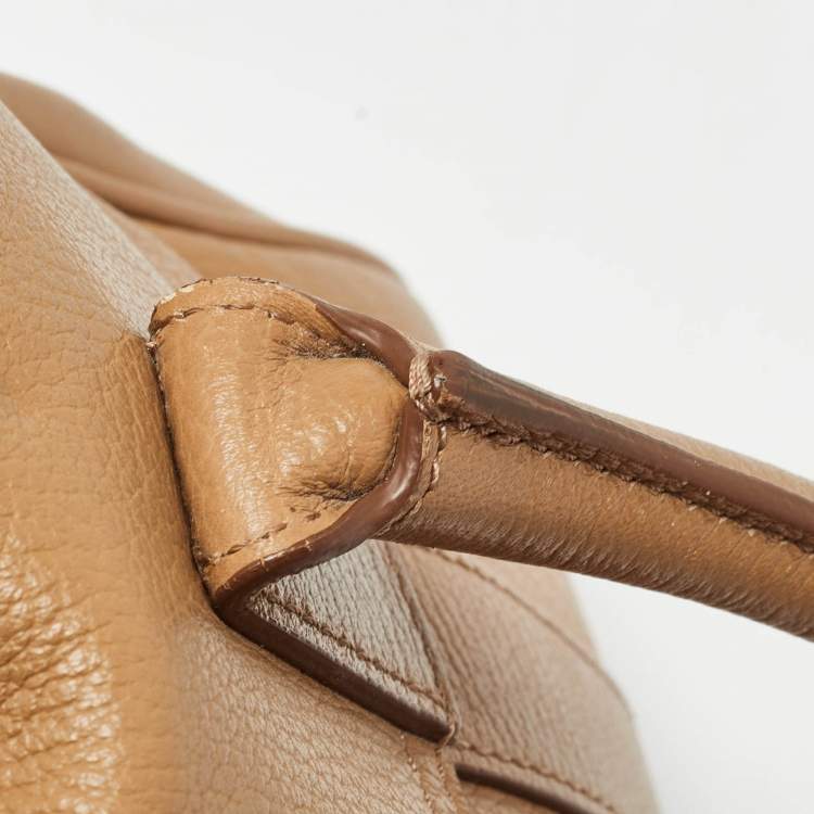 Pre Owned Mulberry Tan Leather Small Bayswater Satchel