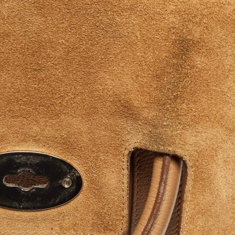 Pre Owned Mulberry Tan Leather Small Bayswater Satchel